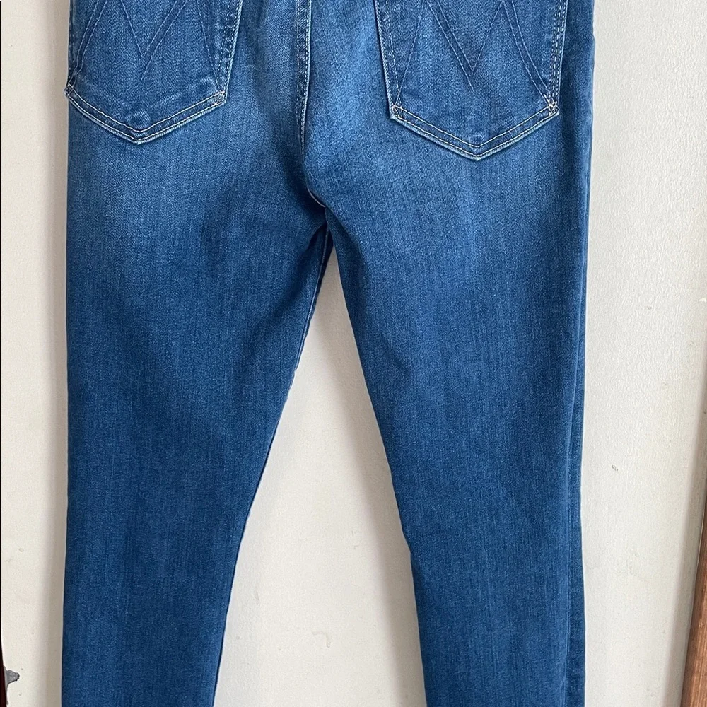 Mother The Swooner Ankle Fray Jeans in Taxi